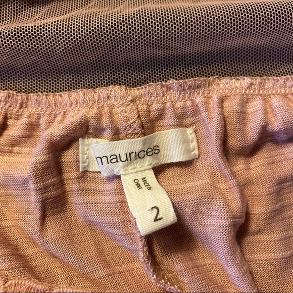 ✨maurices pink mesh detailed top✨ - Picture 3 of 4